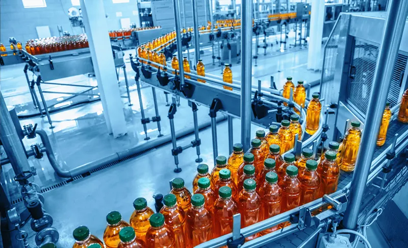 Operación del sector de la industria alimentaria