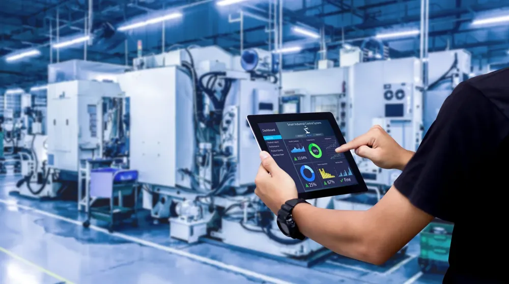 Operación del sector de la industria manufacturera